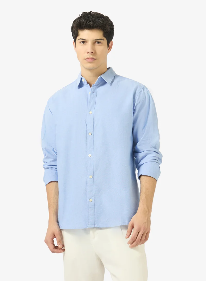 Ripples Mens Regular Collar Shirt