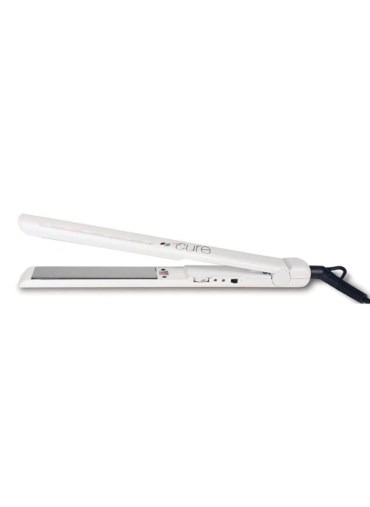 SIMPLY SMOOTH The Cure Flat Iron | 450 °F Para-Magnetic Alloy Hair Straightener | For Superior Smoothing, Straightening, Curling & Waving | Instant Heating & Constant Temperature Control | Protects From Heat Damage 