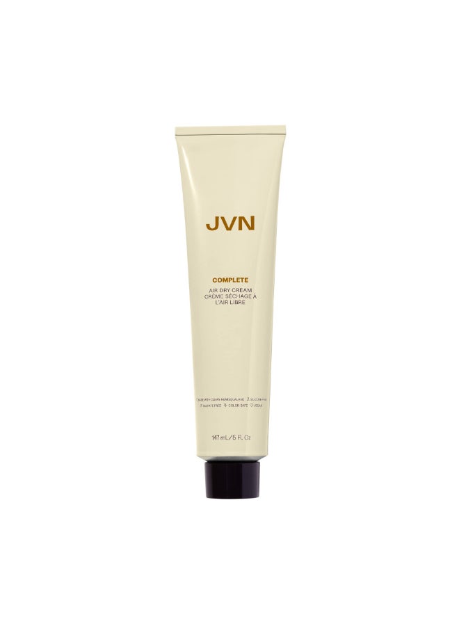 JVN No Heat Complete Air Dry Cream 5 Fl Oz Hair Smoothing Cream Enhances Your Natural Texture Curl Cream and Wavy Hair Products Silicone Free - Image 2