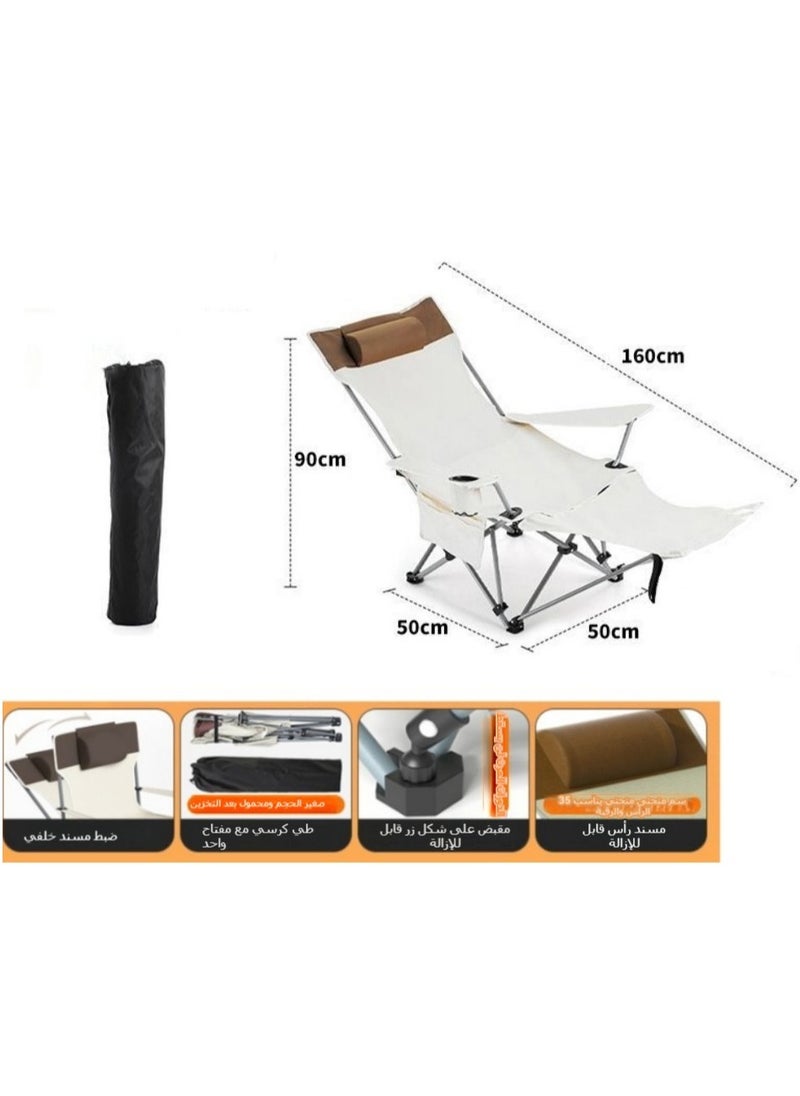 Camping Chair Foldable Beach Chairs Adjustable High Back Lawn Chair Recliner Support 120KG with Cup Holder Pocket Carry Bag for Adult Outdoor Picnic Travel Fishing - pzsku/Z23D2EAEA5F60037659ADZ/45/_/1721266048/29545a82-2995-4443-8c3a-4f7c32c9de82