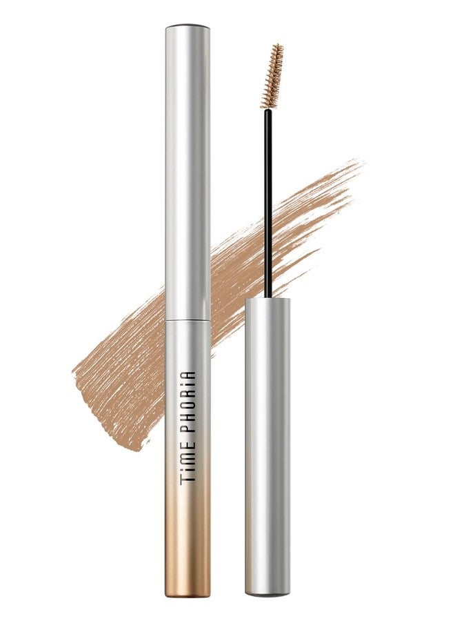 TIMEPHORIA Revela Tinted Eyebrow Mascara, Waterproof Brow Gel with 12H Long-lasting Hold, Smudge-Proof, Anti-Clump, Highly Pigmented, Quick-Setting, Precision Brush for Natural Brows, 004 Light Brown - Image 1
