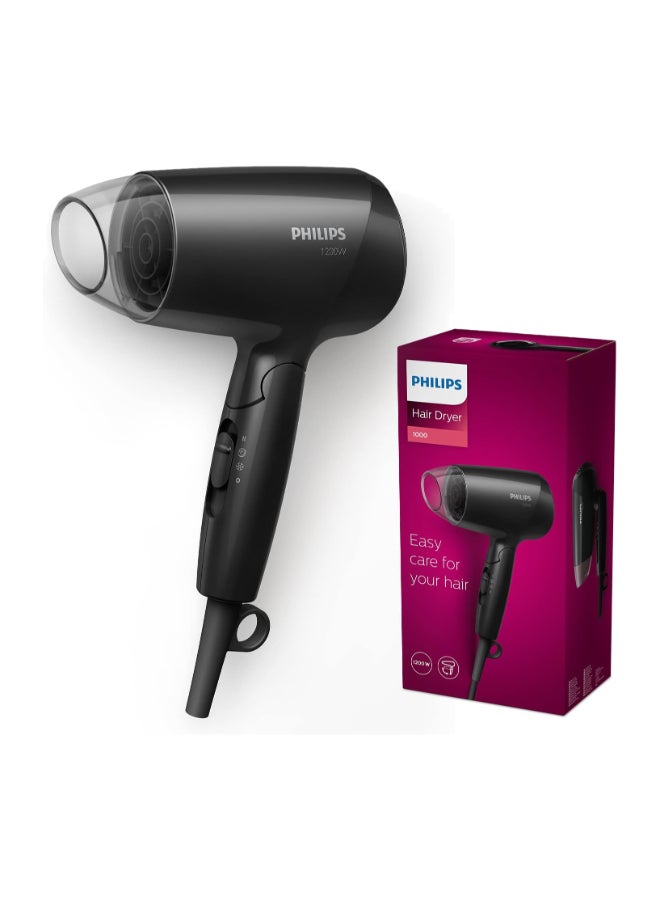 Philips BHC010/10 Essential Care Hair Dryer 1200 W Black - Image 1