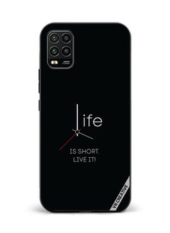 VR CREATIVE Protective Case Cover For Xiaomi Mi 10 Lite 5G Life Is Short Design Multicolour  - Image 1