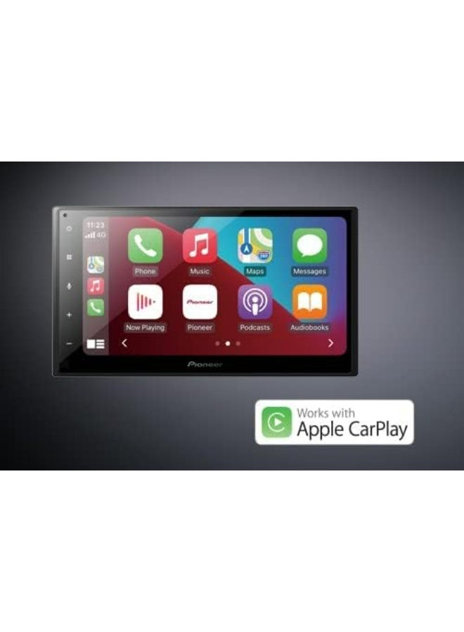 بايونير شاشة بايونير DMH-A4450BT تعمل باللمس بالسعة مقاس 6.8 بوصة، تدعم Apple Carplay وAndroid Auto وAndroid Mirroring - Image 2