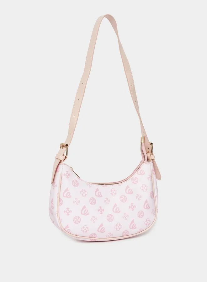 Styli Printed Design Shoulder Bag with Adjustable Strap