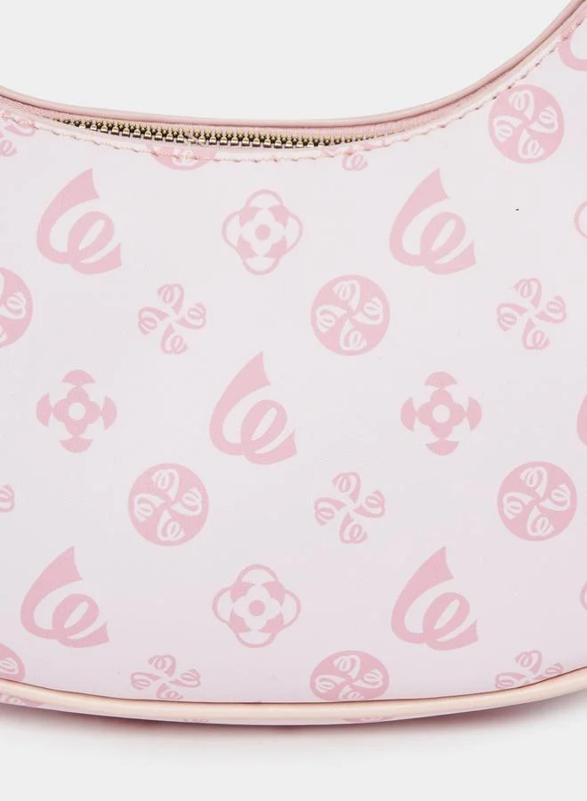 Styli Printed Design Shoulder Bag with Adjustable Strap
