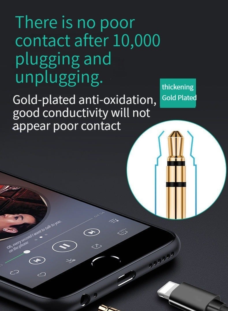 lavalier microphone mini portable small microphone live mobile phone computer recording noise reduction round interface - Image 3