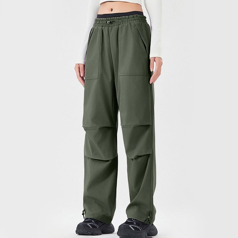 GS SNOWING Women's Snow Pants Waterproof Snowboard Pant Softshell Insulated Fleece Line Ski Pants Winter Warm Outdoor Hiking Army Green XS - Image 2