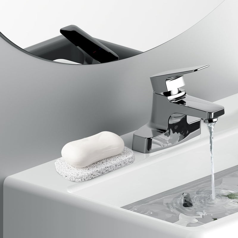 Yadream 4PCS White Soap Holder PadBPA-Free Savers Pads for Soap Dish,Easy to Clean Soap Lifting Pads Suitable for Shower Kitchen Bathroom Bathroom Travel Hotel Cleaning Products - Image 3