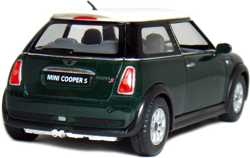 Kinsmart 5 Mini Cooper S 1:28 Scale Die-Cast Model Car (Green) - Image 2