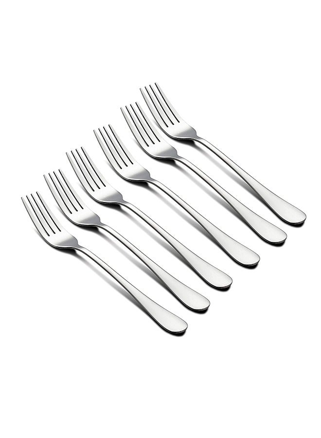 Majestic مجموعة شوك العشاء من الفولاذ المقاوم للصدأ ماجستيك، 6 قطع، 20.5 سم، تشطيب مصقول، متينة، قبضة مريحة، مثالية للاستخدام اليومي، الفنادق، والحفلات - Image 1