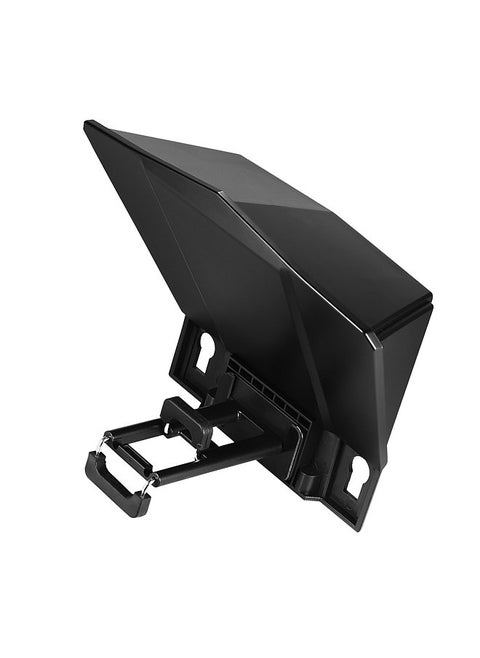 Smartphone/Tablet/DSLR Camera Teleprompter Prompter with Remote Control Lens Adapters Cleaning Cloth Supports Wide Angle Lens for Stage Speech Live Streaming Online Video Vlog