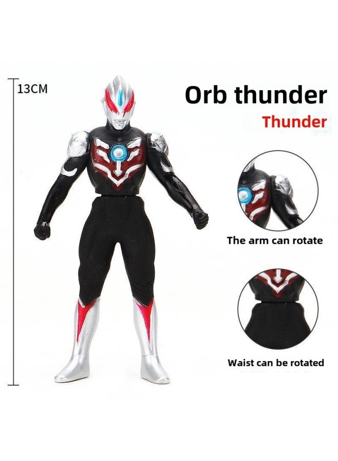 13CM Ultraman Soft Plastic Tiga Style Maltos Galaxy Zero Tiga Superman Children's Hot Toys Wholesale-Color:55, Thunder Orb - Image 1