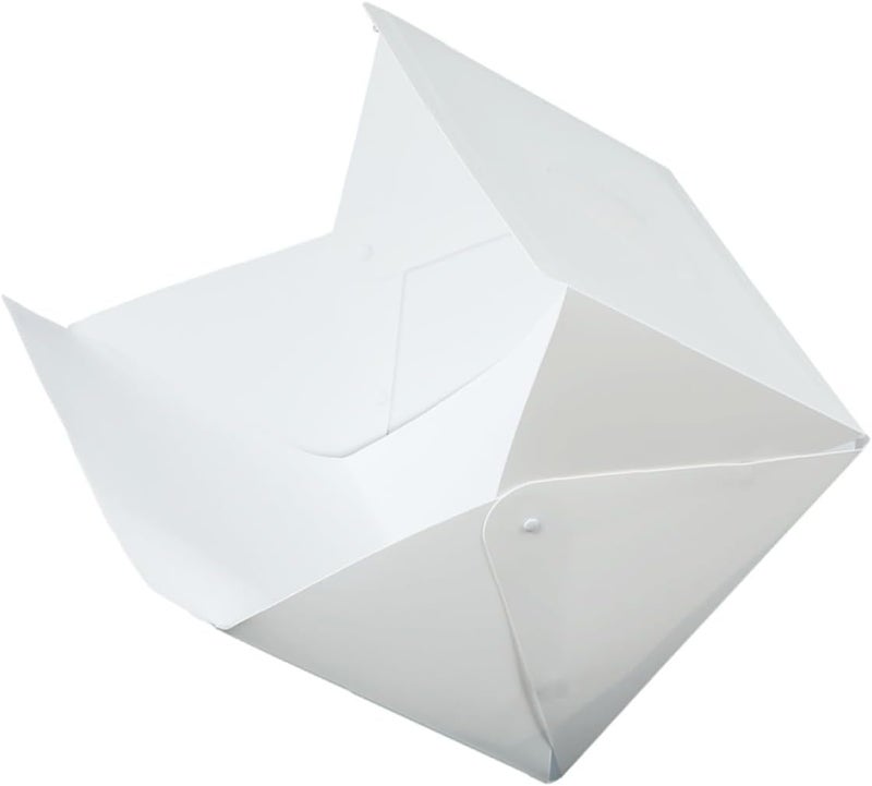SECFOU Small Light Box Photography Tent Portable Mini 20cm LED Shooting Softbox with Foldable Design and Dual Backgrounds for Product Studio Photo Lighting - Image 1