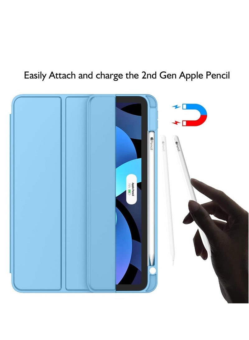 Gravity ELTRAZONE iPad Air Case (11-Inch, 2024) ‚Äì Vibrant Azure Blue, Fits 4th, 5th, and 6th Gen Models, Smart Cover with Touch ID & Auto Wake/Sleep - Image 2