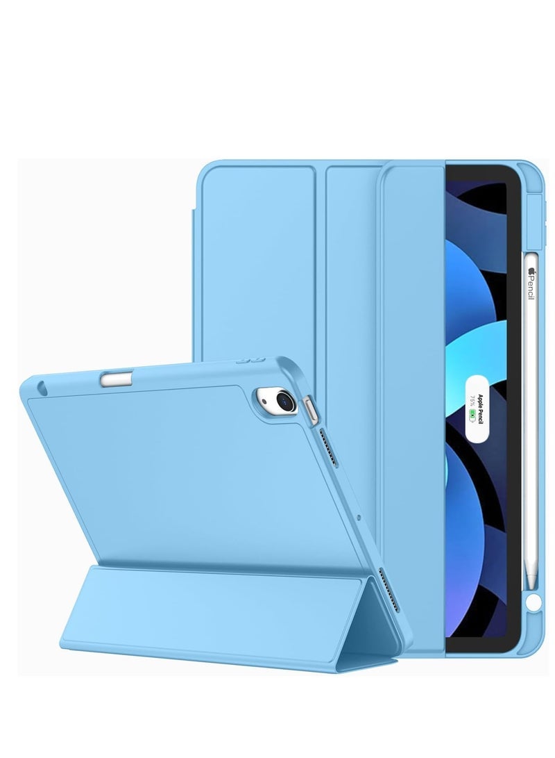 Gravity ELTRAZONE iPad Air Case (11-Inch, 2024) ‚Äì Vibrant Azure Blue, Fits 4th, 5th, and 6th Gen Models, Smart Cover with Touch ID & Auto Wake/Sleep - Image 1
