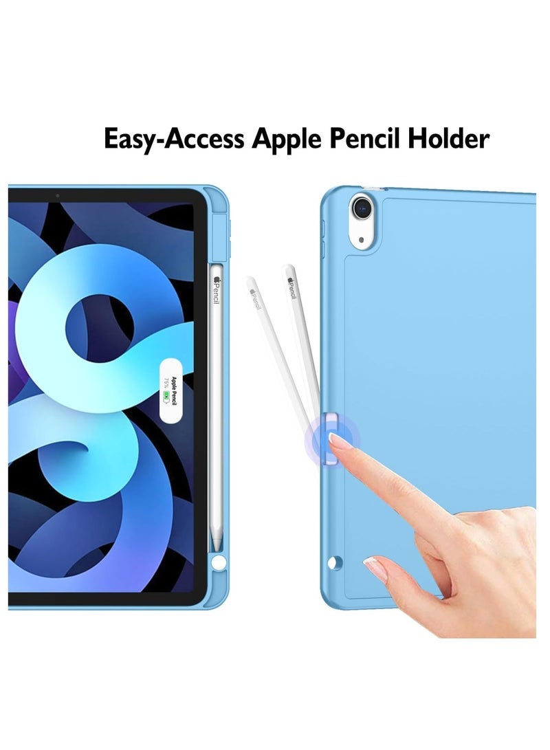 Gravity ELTRAZONE iPad Air Case (11-Inch, 2024) ‚Äì Vibrant Azure Blue, Fits 4th, 5th, and 6th Gen Models, Smart Cover with Touch ID & Auto Wake/Sleep - Image 3