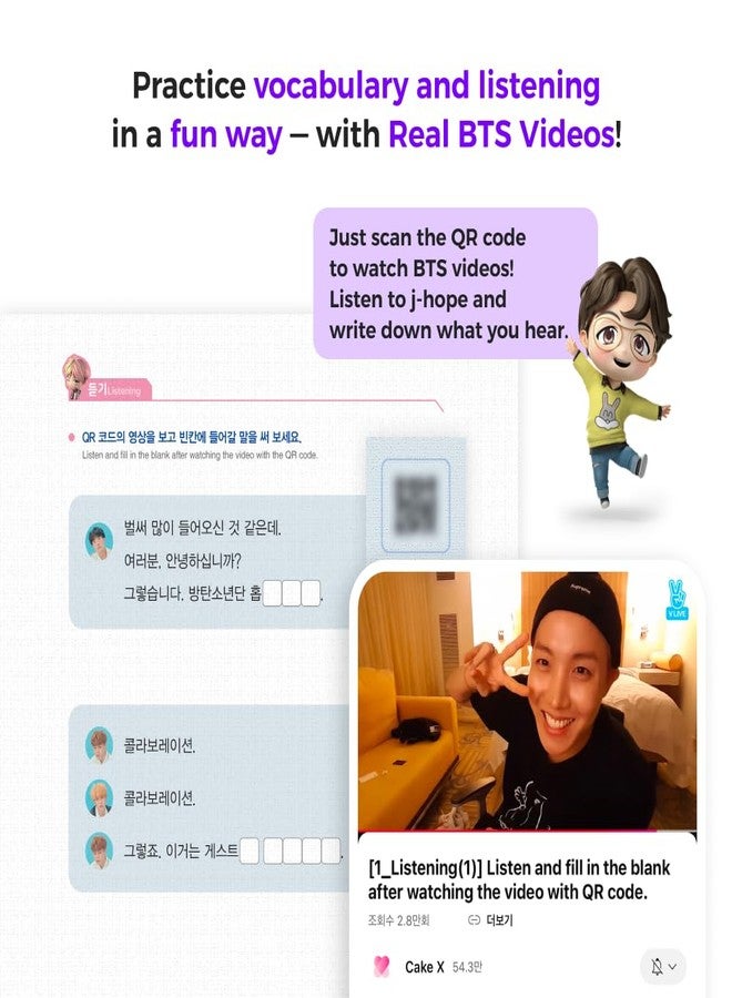 CAKE Learn! Korean with BTS New Cover Edition - Book Only - Image 5