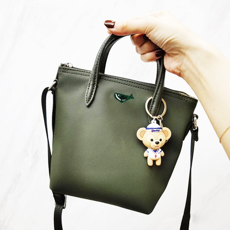 Chic Mini Croc Tote Bag, Ladies Crossbody olive green 