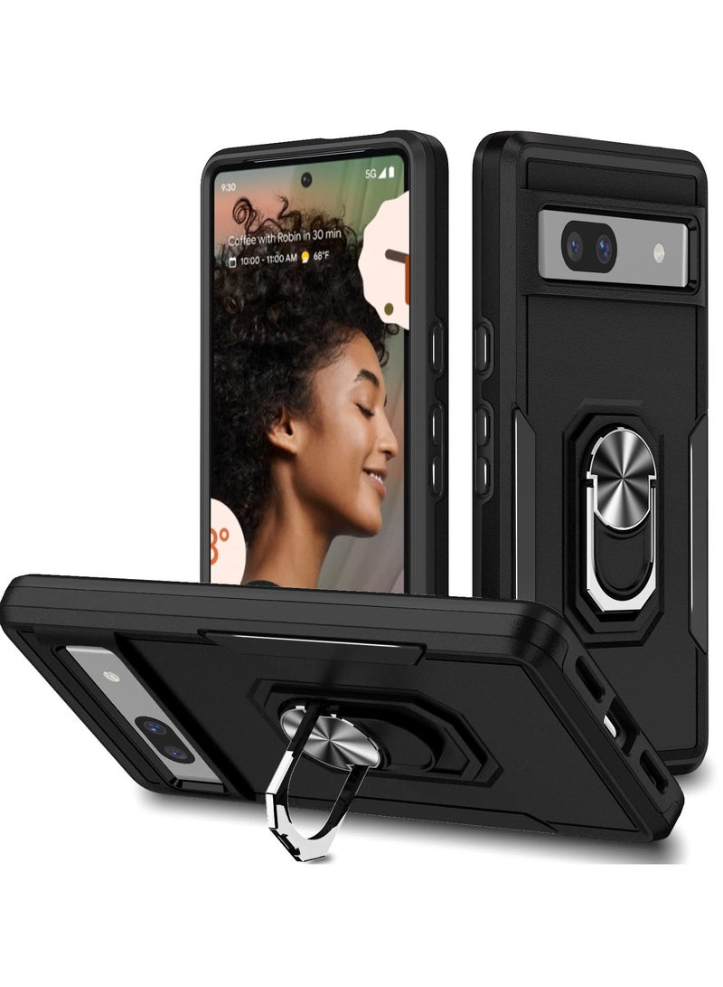 ارواق متوافق مع حافظة هاتف Google Pixel 7a Defender مع مسند وغطاء واقٍ متين ومقاوم للصدمات - Image 1