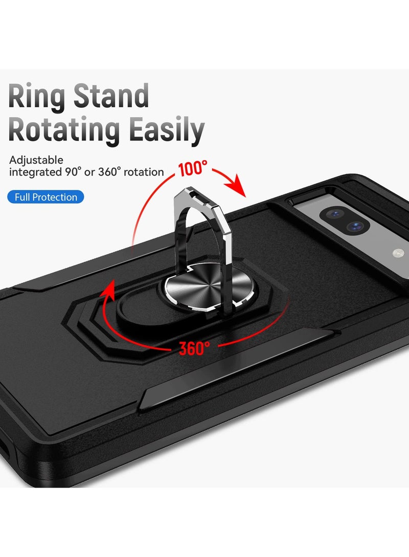 ارواق متوافق مع حافظة هاتف Google Pixel 7a Defender مع مسند وغطاء واقٍ متين ومقاوم للصدمات - Image 4