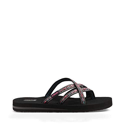 Teva صندل تيفا النسائي أولواه، فيليسيطاس أسود، 9 أمريكي - Image 1