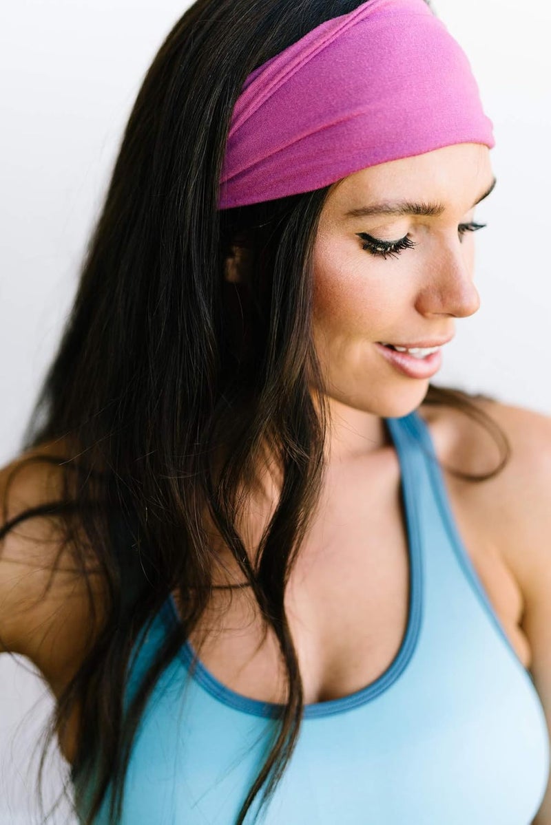 Maven Thread 4" Wide Workout Headbands for Women (2 Pack) – Non-Slip Sweatbands for Gym, Running & Yoga - Image 3