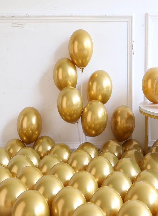 EASUTE Pink Latex Bow Balloons Set - 50pcs Pink & Gold Metallic Latex Helium Balloons for Birthday, Wedding, Baby Shower & Party Decorations - Image 5