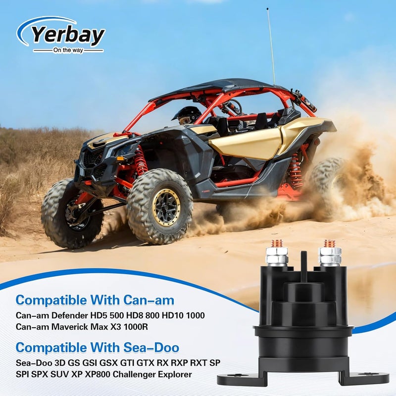 Yerbay Starter Solenoid Relay for Can-Am Defender and Maverick Models - Image 5