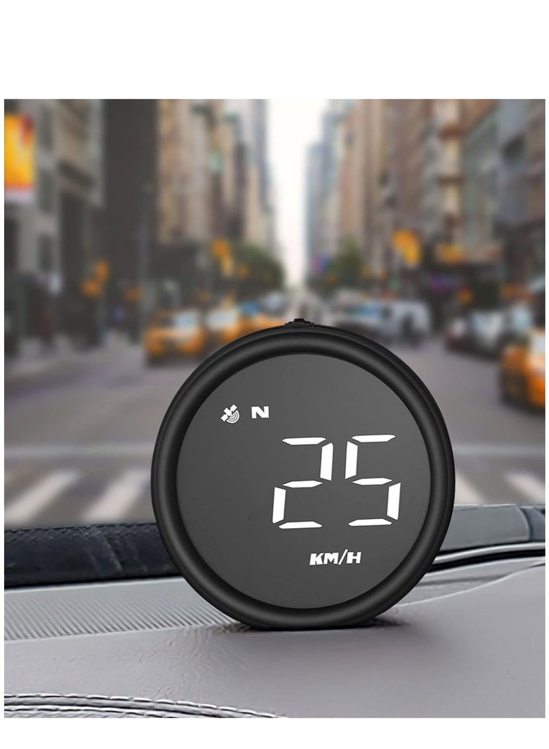 Car Heads Up Display with Fatigue Driving Reminder and Compass - Image 1