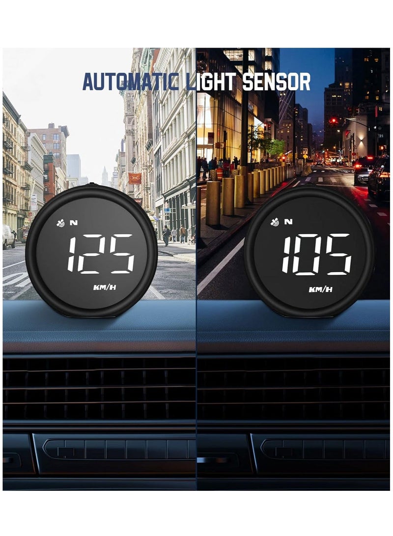 Car Heads Up Display with Fatigue Driving Reminder and Compass - Image 5