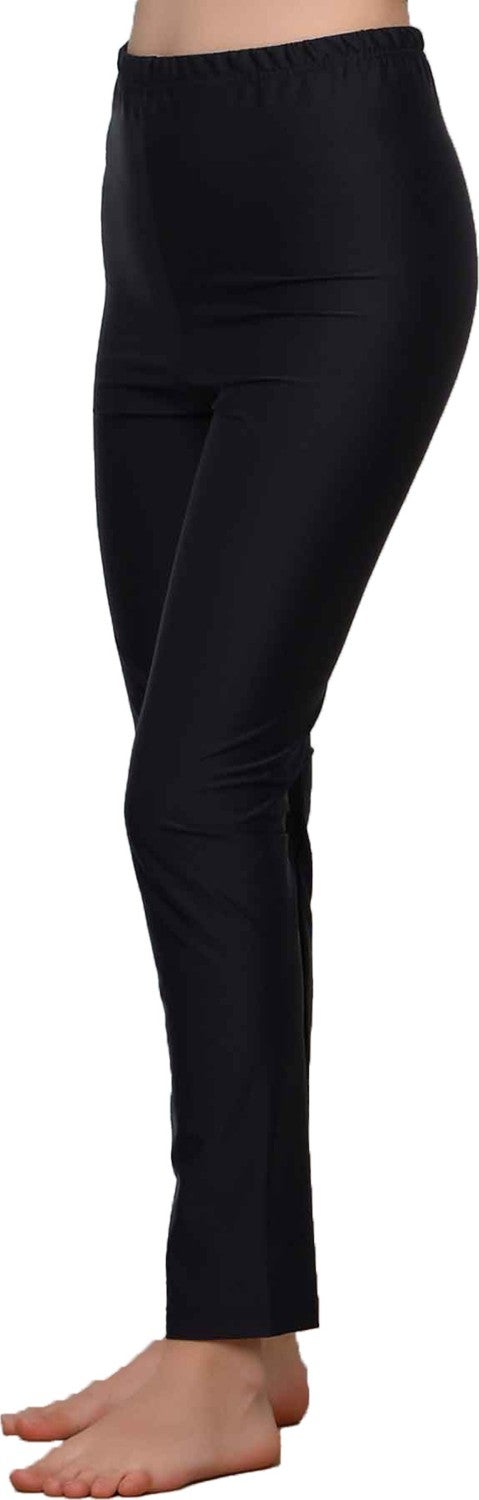 Remsa Mayo Remsa Swimsuit Sea Pool Lycra Long Tube Leg Tights Single Bottom Black Remsa RA001 Black - Image 1