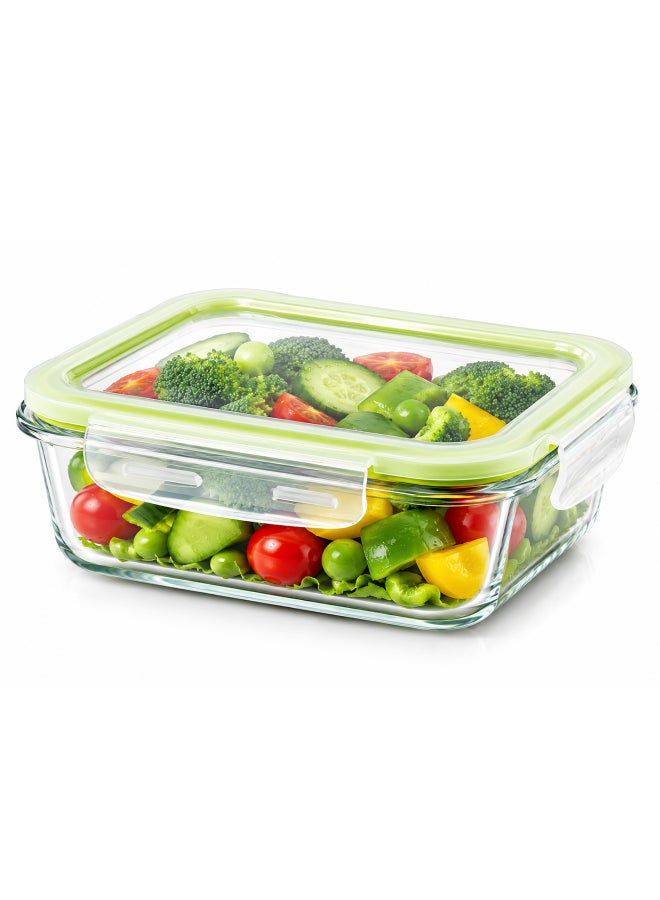 LocknLock Fresh Oven-Safe Glass Rectangular Container 630ml â€“ Airtight, Leakproof & Heat-Resistant
