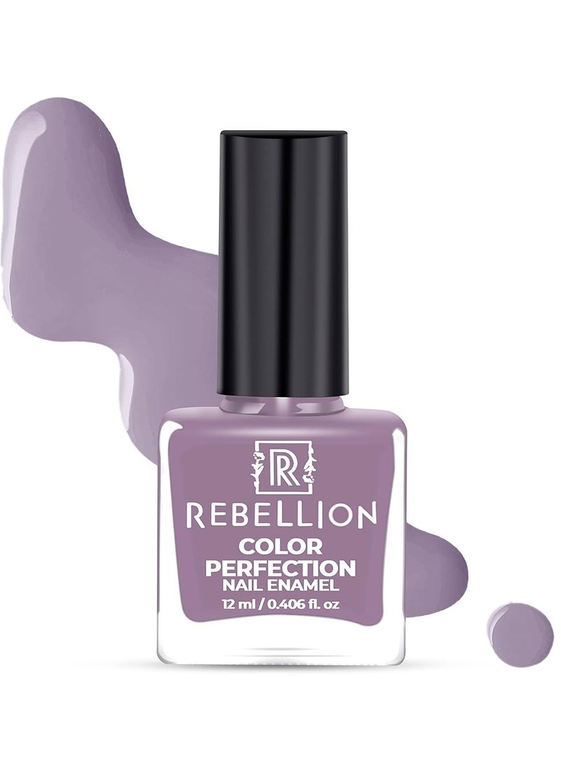 Rebellion Color Perfection Nail Enamel 12ml Dusky mauve Mesmerizing Mauve RG01 - Image 1