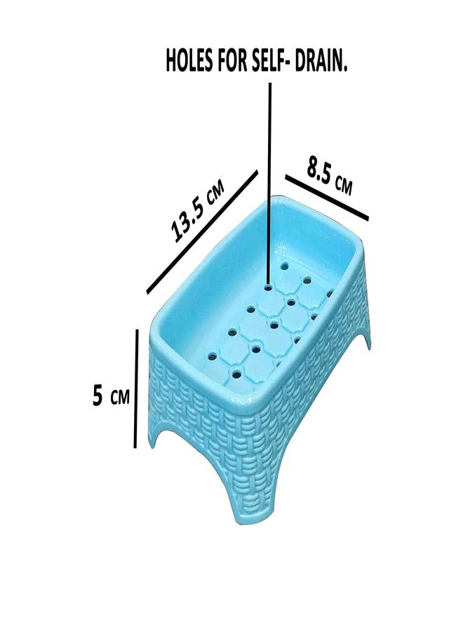 c s m CSM Plastic Soap Case Soap Holder Soap Dish For Bathroom Kitchen Sink -Set of 3 (Assorted) - Image 3