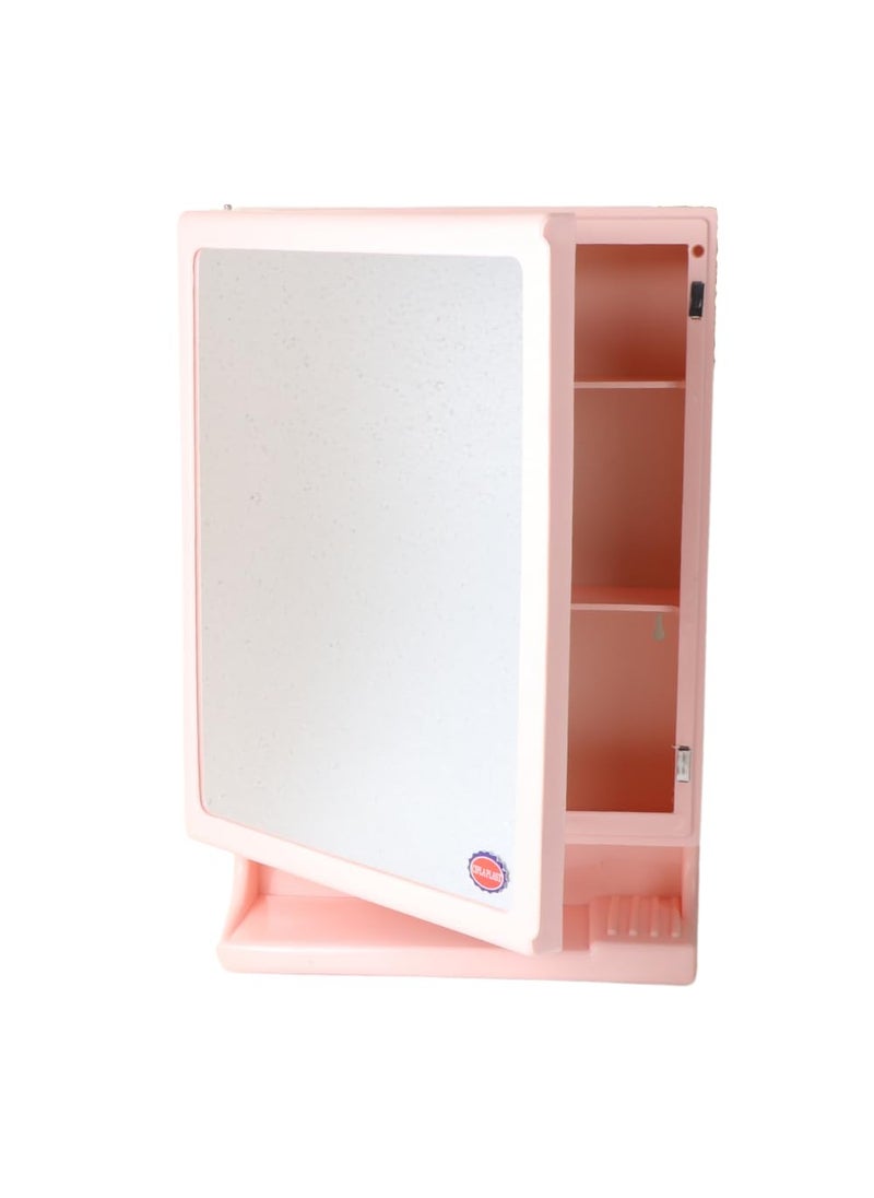 CIPLA PLAST CIPLA PLAST New Look Mirror Cabinet Bathroom Mirror Cabinet Mirror Cabinett Mir for Bathroom Storage Cabinet Bathroom Hardware Accessories Pink  - Image 4