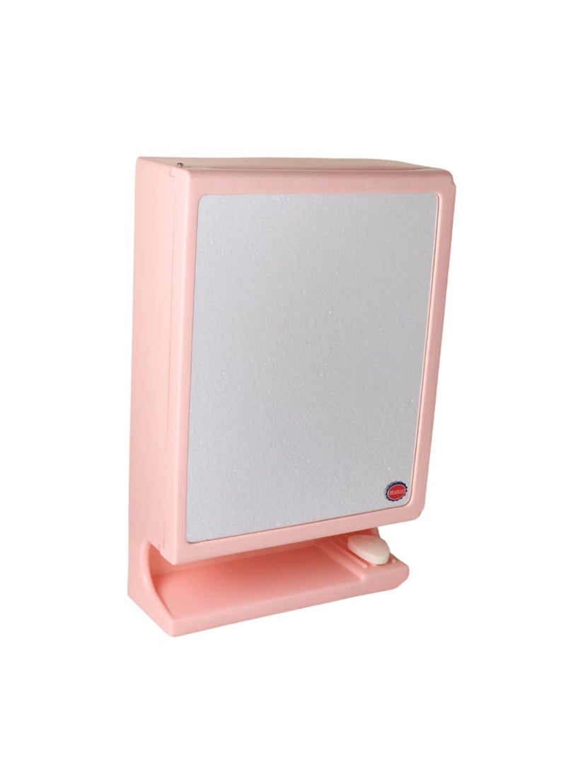 CIPLA PLAST CIPLA PLAST New Look Mirror Cabinet Bathroom Mirror Cabinet Mirror Cabinett Mir for Bathroom Storage Cabinet Bathroom Hardware Accessories Pink  - Image 3