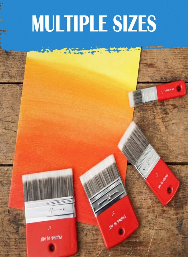 Falling in Art Flat Paddle Paint Brush, Scale Brush for Oil and Acrylic Paints,4 Inch - Image 5