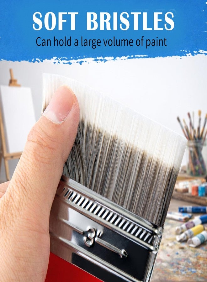 Falling in Art Flat Paddle Paint Brush, Scale Brush for Oil and Acrylic Paints,4 Inch - Image 4