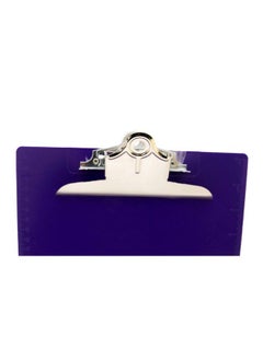 Saunders 21606 Recycled Plastic Clipboard W Ruler Edge 1" Clip Cap 8 1 2 X 12 Sheets Purple  - Image 5