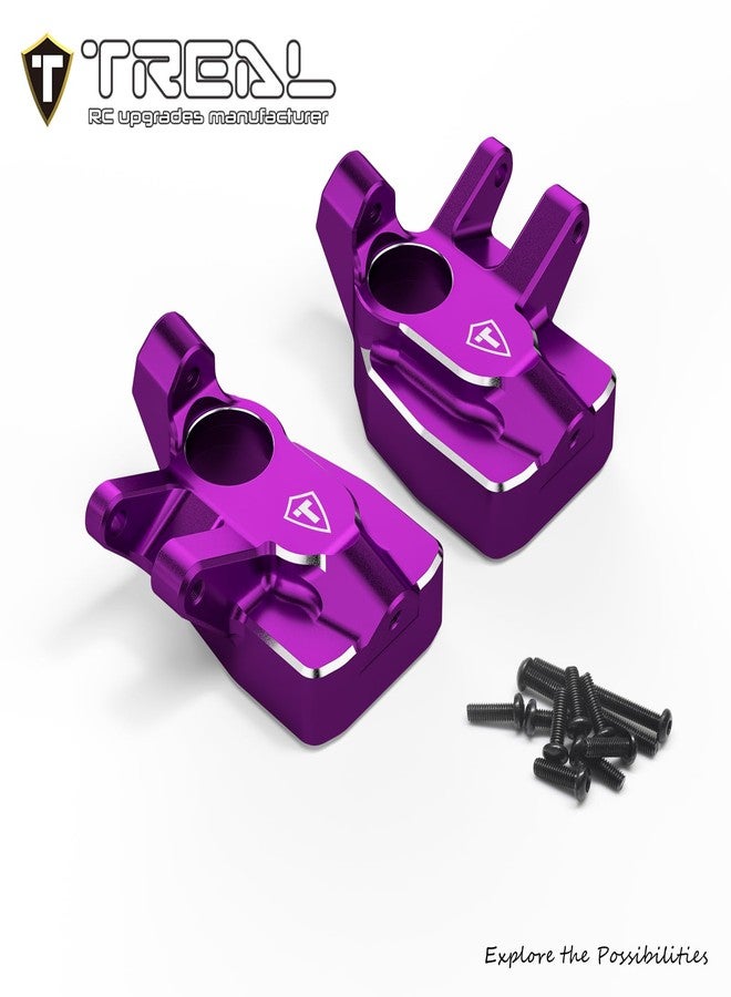 أغطية داخلية لمفاصل التوجيه الأمامية من الألومنيوم 7075 من TREAL (قطعتان) لـ Axial 1/8 AXP8 Gilamon (بنفسجي) - Image 3