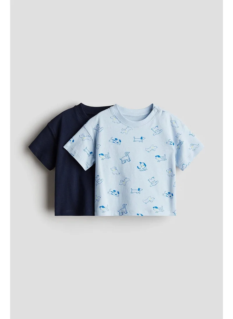 H&M 2-pack cotton T-shirts