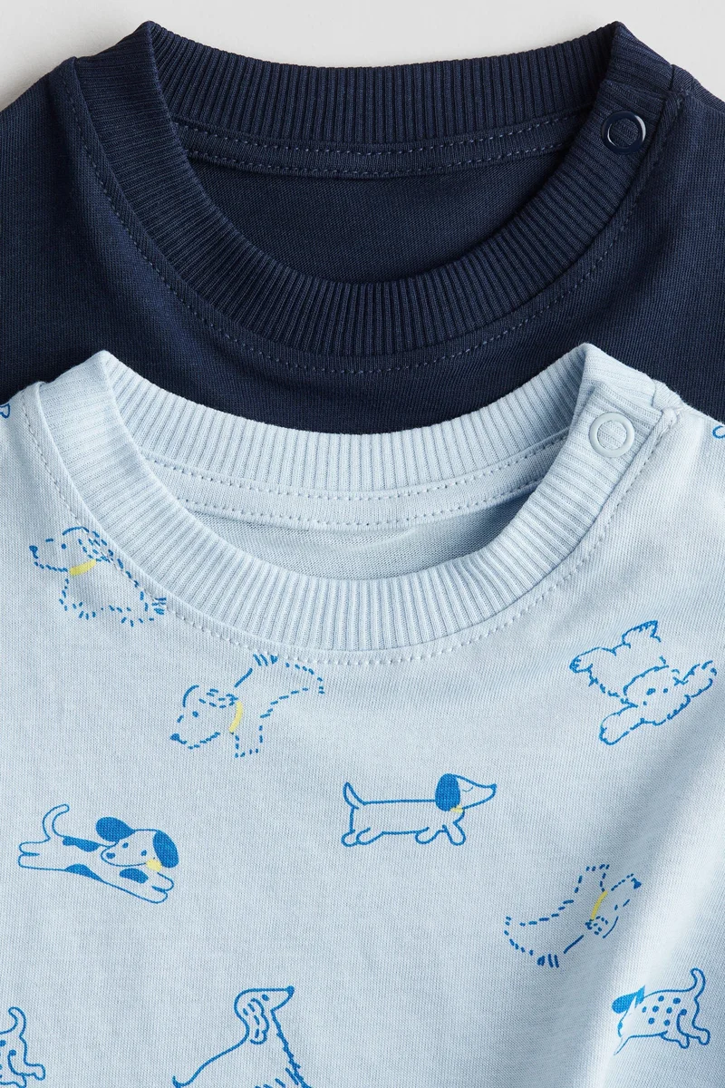 H&M 2-pack cotton T-shirts