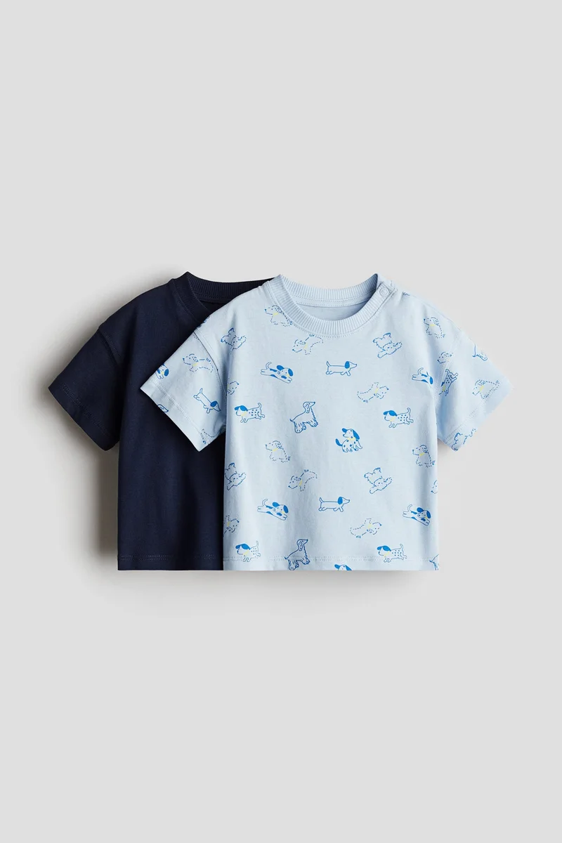 H&M 2-pack cotton T-shirts