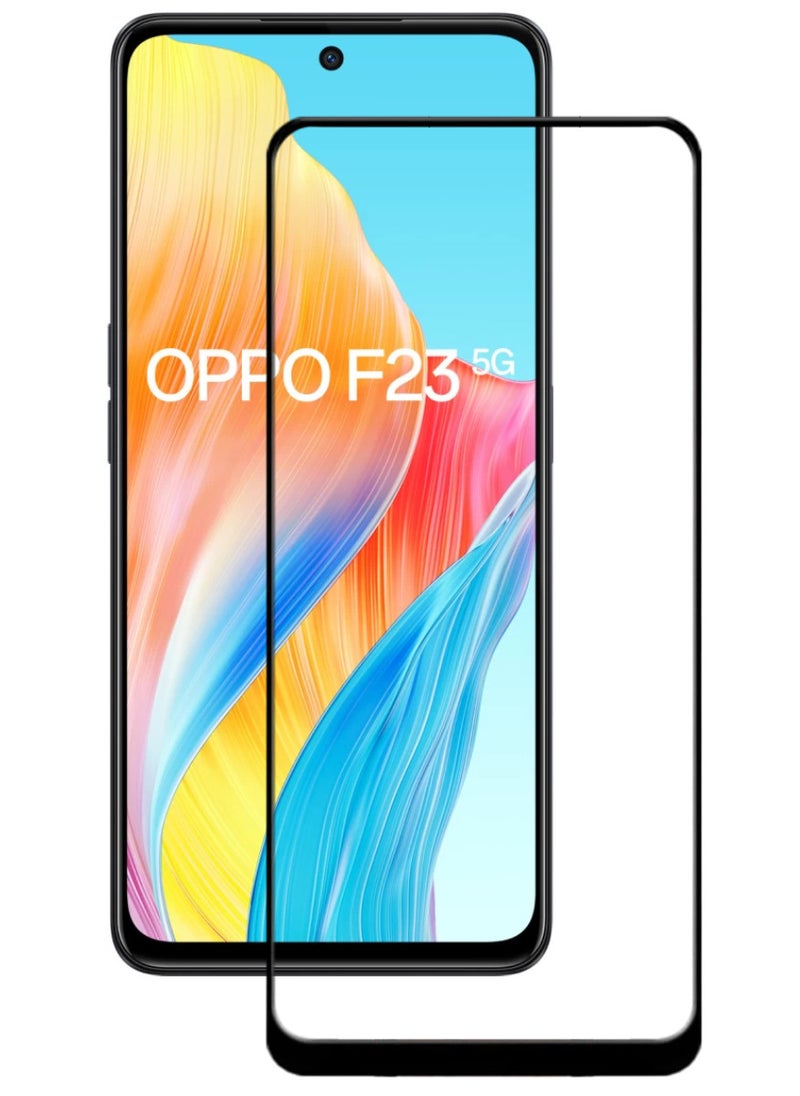 ACLIX 2 Pieces Antistatic ESD Dustproof Premium Quality High Definition Tempered Glass Screen Protector Designed For Oppo F23 - Image 1