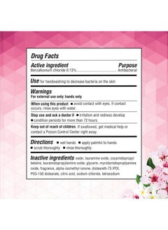 Germ-X Germ-X Antibacterial Hand Soap, Moisturizing Liquid Hand Wash for Kitchen or Bathroom, pH Balanced & Dermatologist Tested, Jasmine & Cherry Blossom, 12 oz Pump Bottle (Pack of 4)  - Image 5