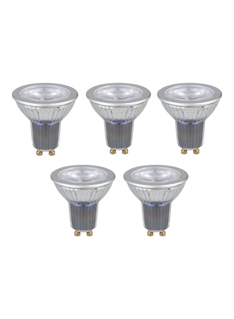 OSRAM Osram GU10 Dimmable LED Bulb PAR16 9.6W Cool White 36D 750lm - Replaces 100W - Pack of 5 - Image 1