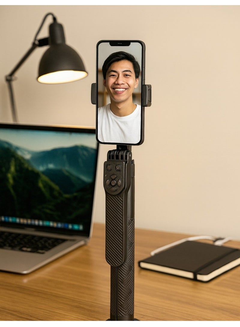 ني فو سيلفي ستيك ثلاثية القوائم NP-L10 - قابلة للتعديل مزودة بريموت لاسلكي – خفيفة الوزن ومناسبة للبث المباشر والتصوير العمودي – لون اسود - Image 3
