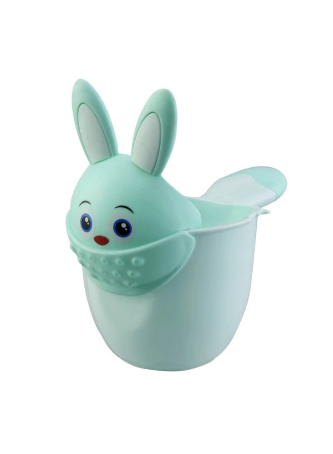 MiniMe Toddler Waterfall Rinse Cup | 12–60 Months | Mint Green | BPA-Free Plastic & Soft Silicone | Tear-Free Easy Pouring Spout | Safe & Non-Toxic Materials | Encourages Bath Time Play - Image 1