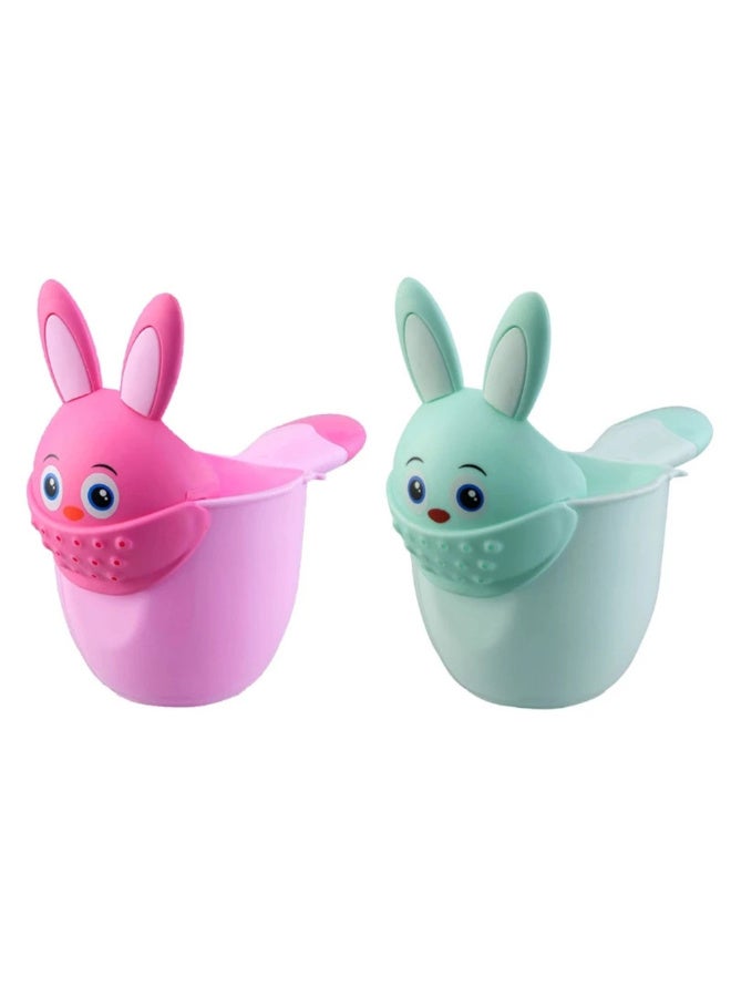 MiniMe Toddler Waterfall Rinse Cup | 12–60 Months | Mint Green | BPA-Free Plastic & Soft Silicone | Tear-Free Easy Pouring Spout | Safe & Non-Toxic Materials | Encourages Bath Time Play - Image 2